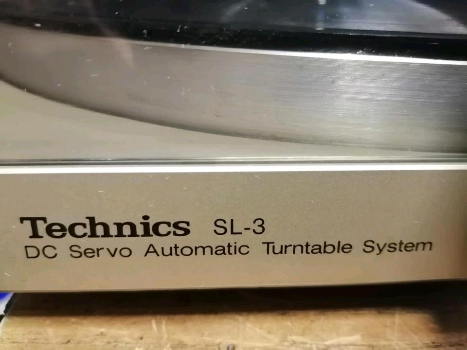 TECHNICS SL-3, Plattenspieler mit NEUEN Antriebsriemen!!!