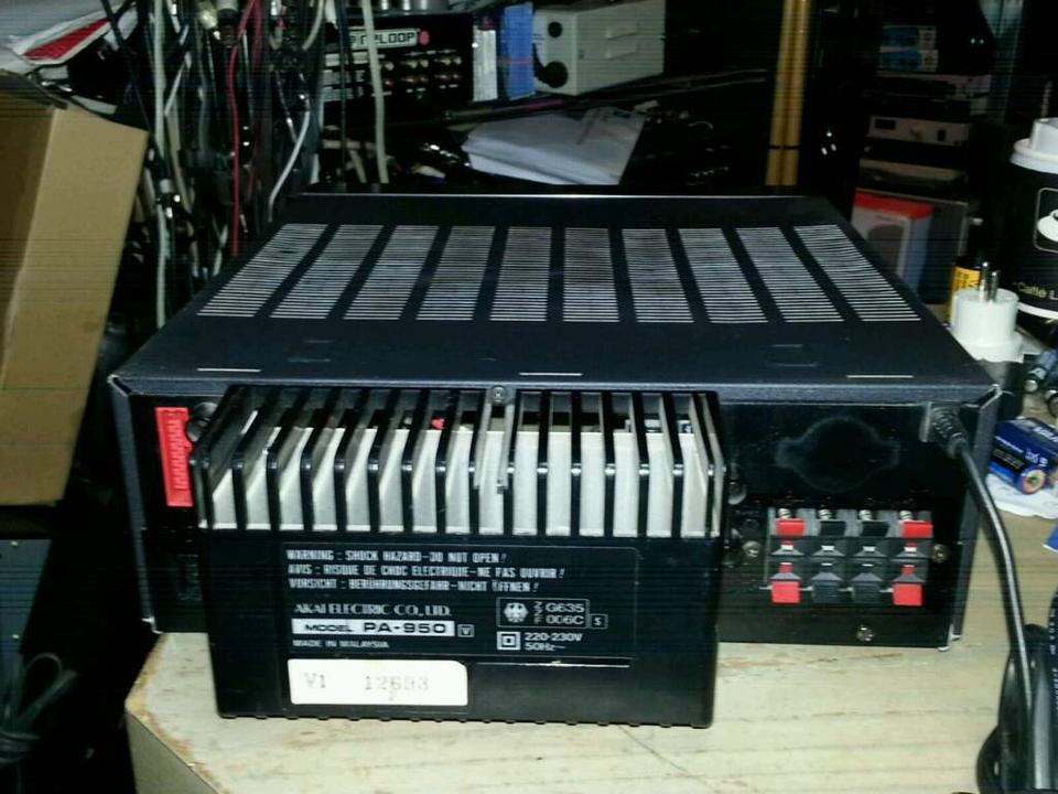 AKAI PA 950 Rigid Constrution Mini System; Amplifier