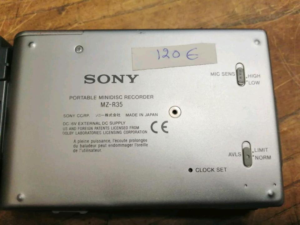 SONY MZ-R35, Minidisc-Recorder!!!