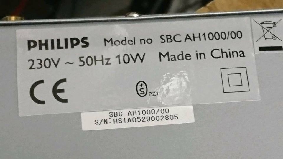 PHILIPS SBC AH1000/00 Amplifier + PHILIPS SBC HP830 Kopfhörer