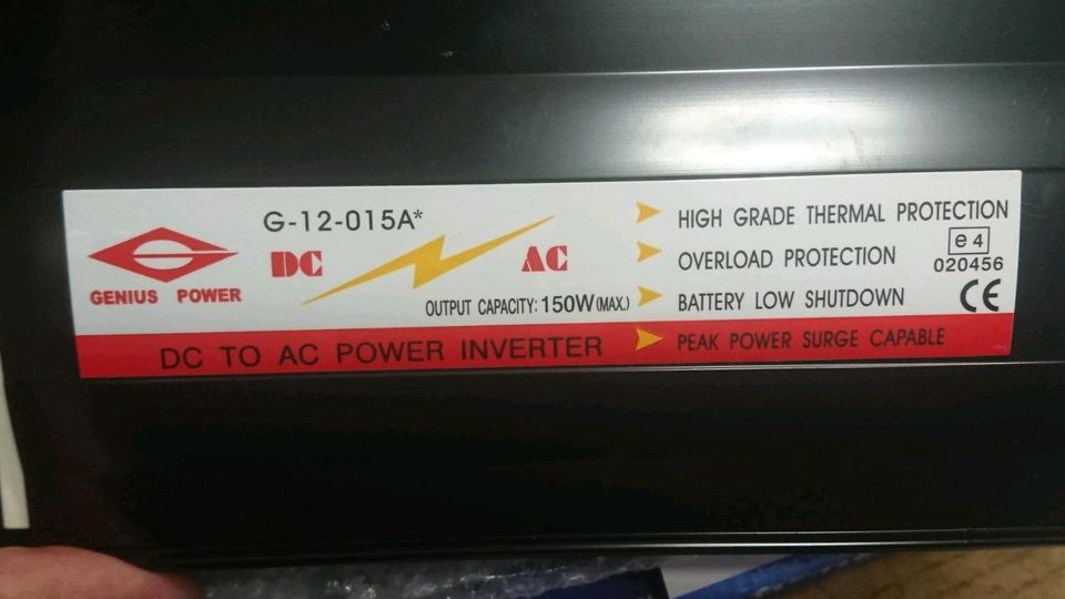 GENIUS POWER G-12-015A*, Inverter, NEU & OVP!!