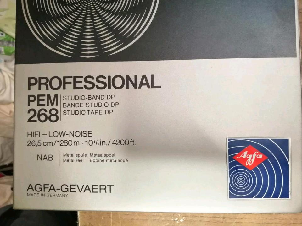 AGFA Professional PEM268, 26,5 cm Durchmesser, Spule/Band!!