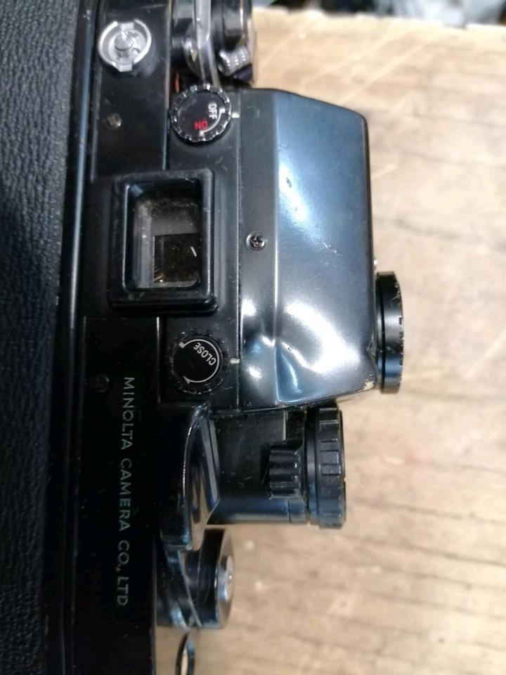 MINOLTA X-1, Analog-Kamera + MINOLTA MC ROKKOR Objektiv!!!