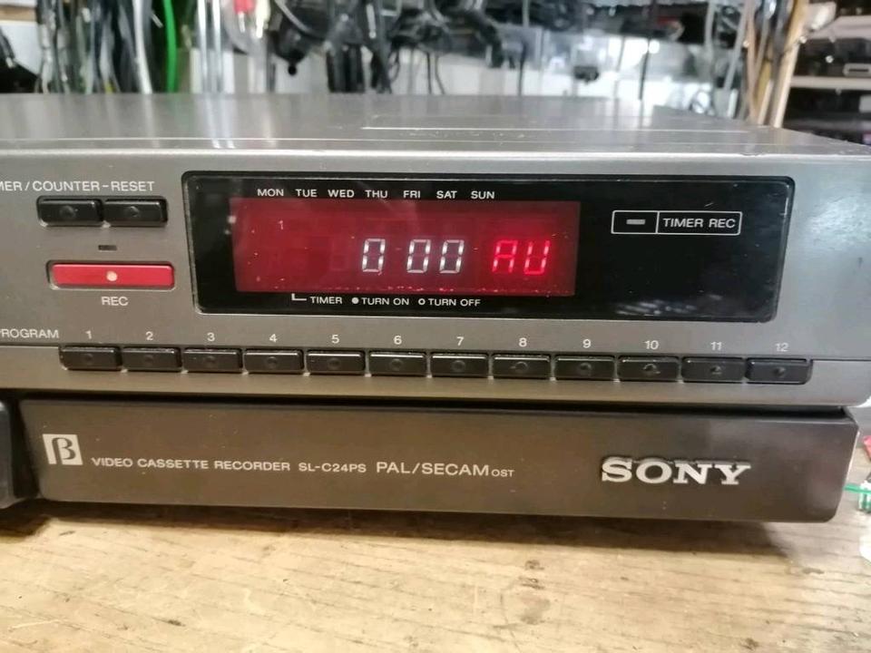 SONY BETAMAX SL-C24 PS, Videorecorder, etwas DEFEKT!!!