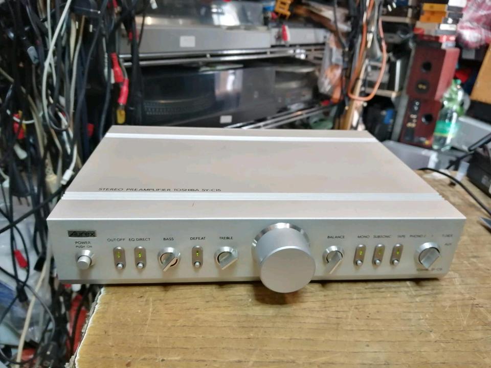 TOSHIBA SY-C15, Preamplifier/Vorverstärker!! Guter Zustand!!