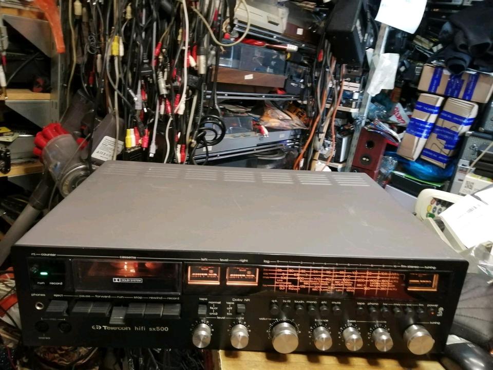 TELETON SX500, Stereo HiFi Receiver mit Cassette, guter Zustand!