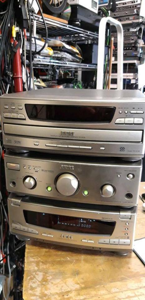 AKAI AX-810 + AKAI TC-813R, Verstärker/Cassetten-Deck,CD-Player