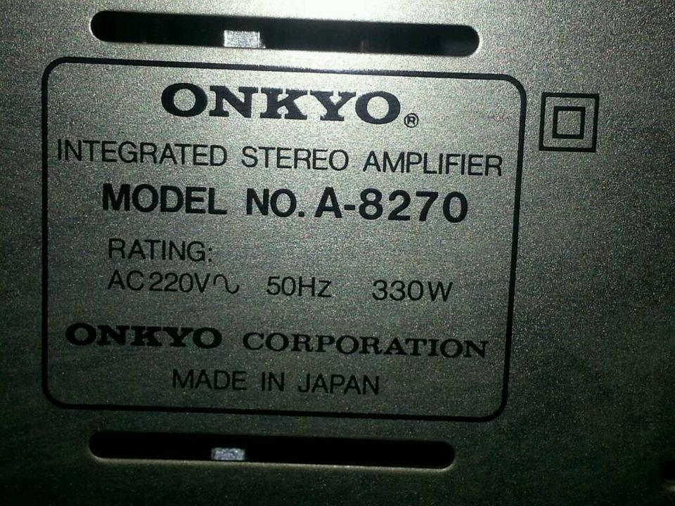 Amplifier ONKYO Integra A-8270, 330 Watt, guter Zustand! Toll!