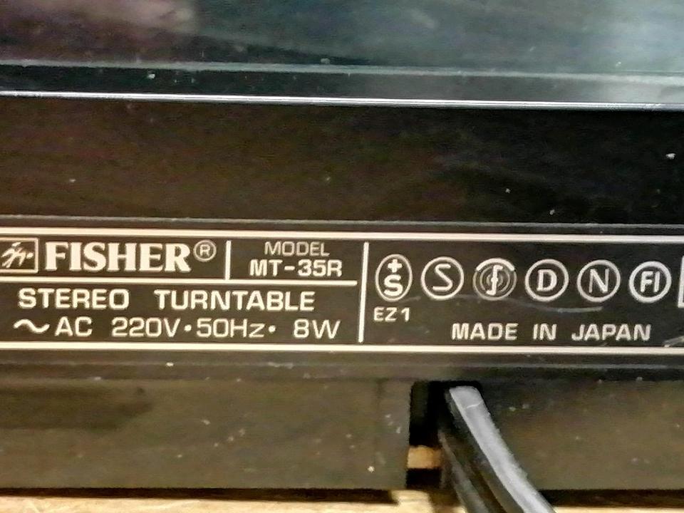 FISHER MT-35R Stereo Plattenspieler, guter Zustand!!!