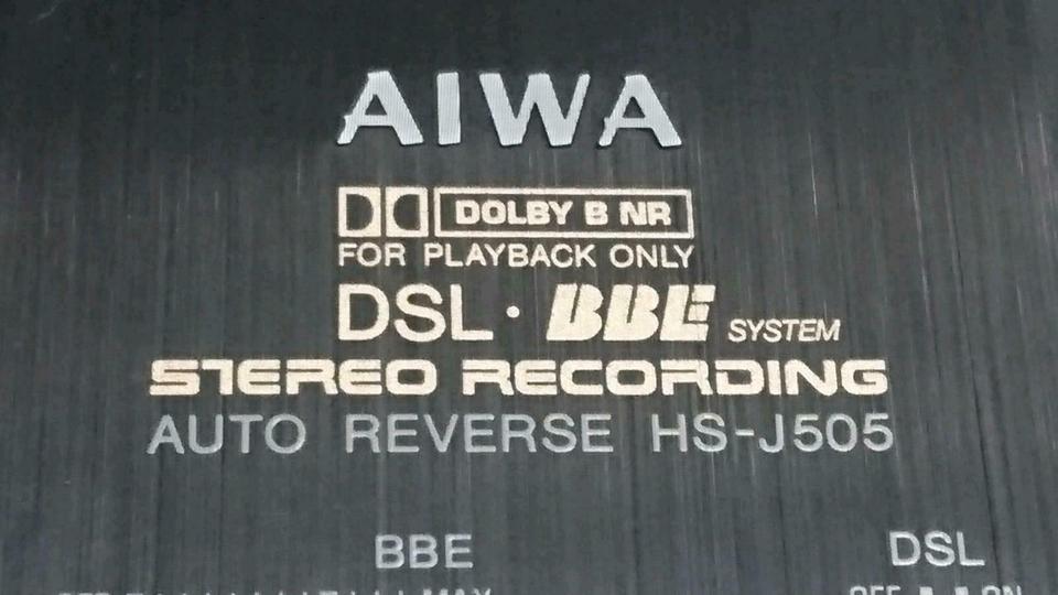 AIWA HS-J 505, Walkman OHNE Zubehör, DEFEKT!!