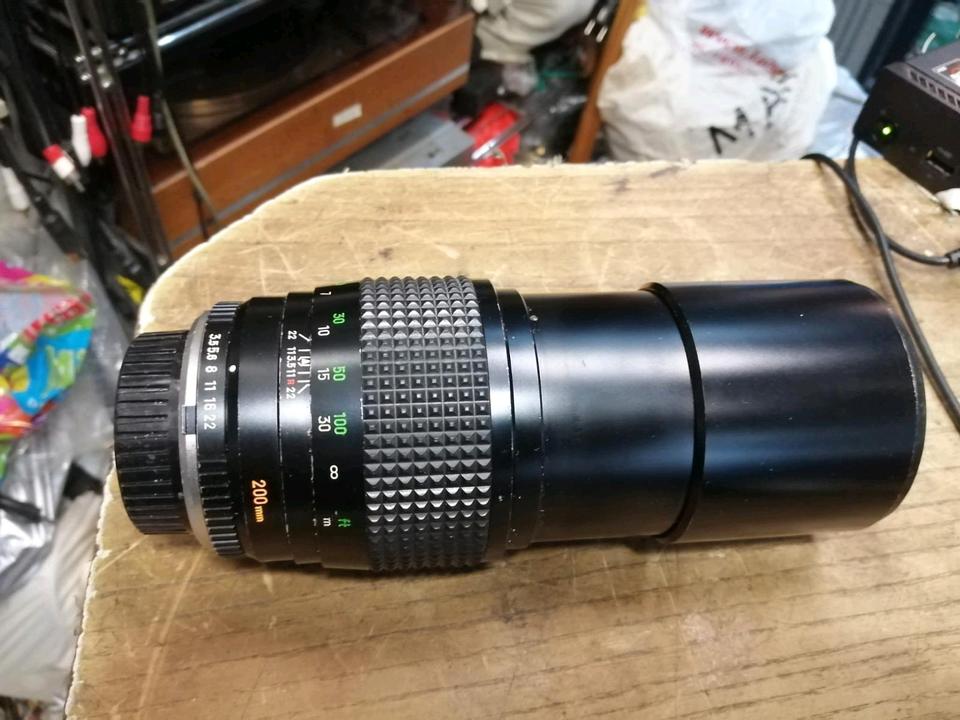 MINOLTA Tele Rokkor-QF 200 mm, Objektiv für MINOLTA MD Bajonett!!