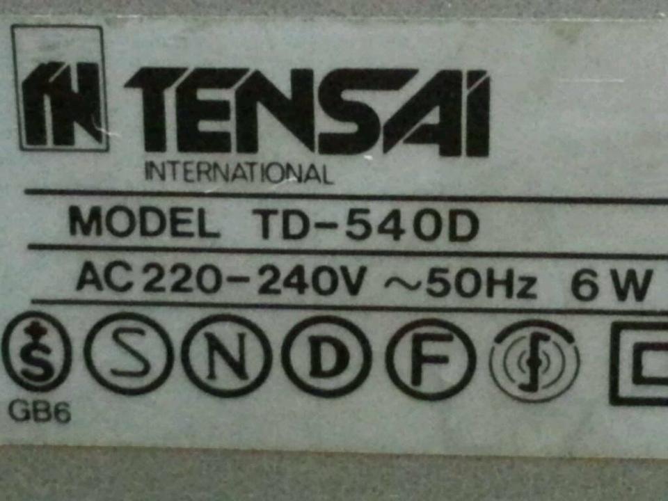 TENSAI TD-540 D; Plattenspieler, guter Zustand!