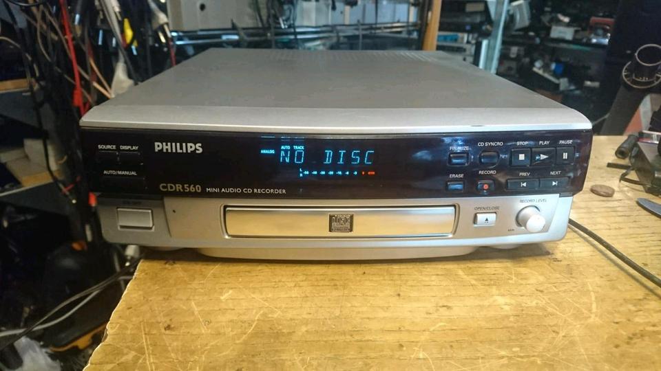 PHILIPS CDR560/00S, CD-Recorder OHNE Fernbedienung!!