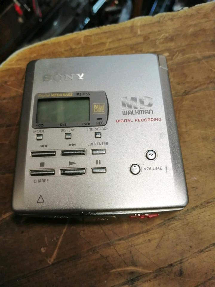 SONY MZ-R55, portable Minidisc-Recorder mit Zubehör!!!