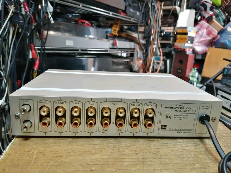 TOSHIBA SY-C15, Preamplifier/Vorverstärker!! Guter Zustand!!