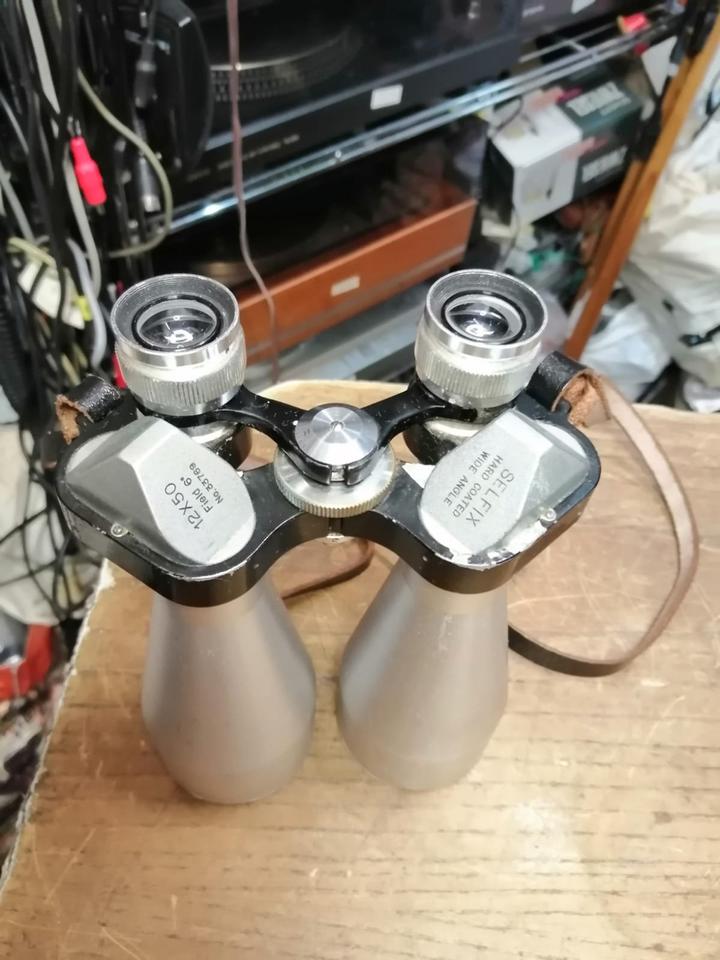 SELFLIX 12x50 Fernglas, silberfarben!