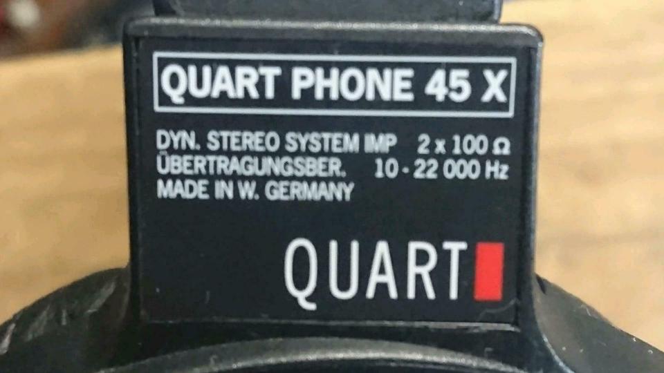 QUART PHONE 45 X, Kopfhörer, Spiralkabel mit 6,3 mm Klinkestecker