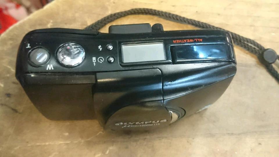 OLYMPUS Mju: ZOOM 115, Analog-Kamera mit 1 Tasche!