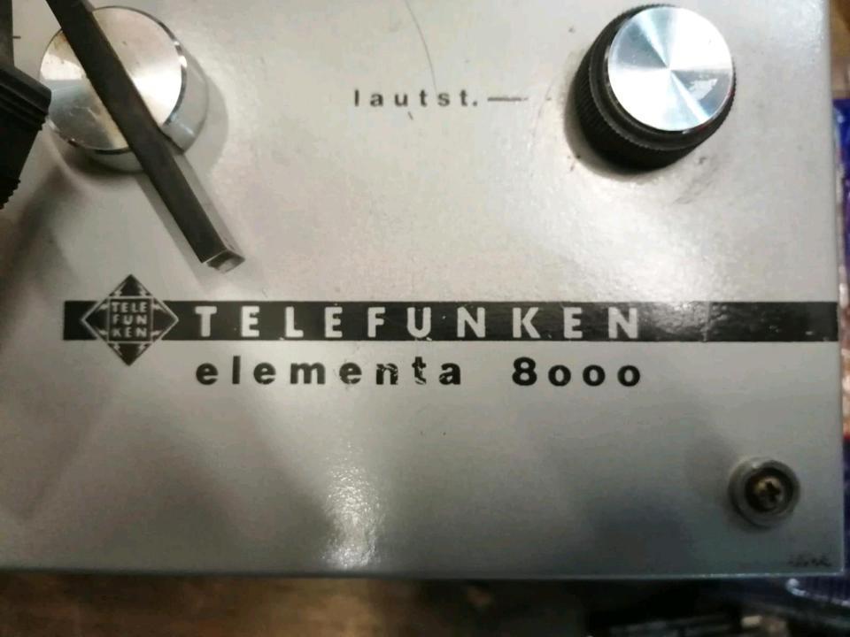 TELEFUNKEN elementa 8000, PLATTENSPIELER, DEFEKT!!!