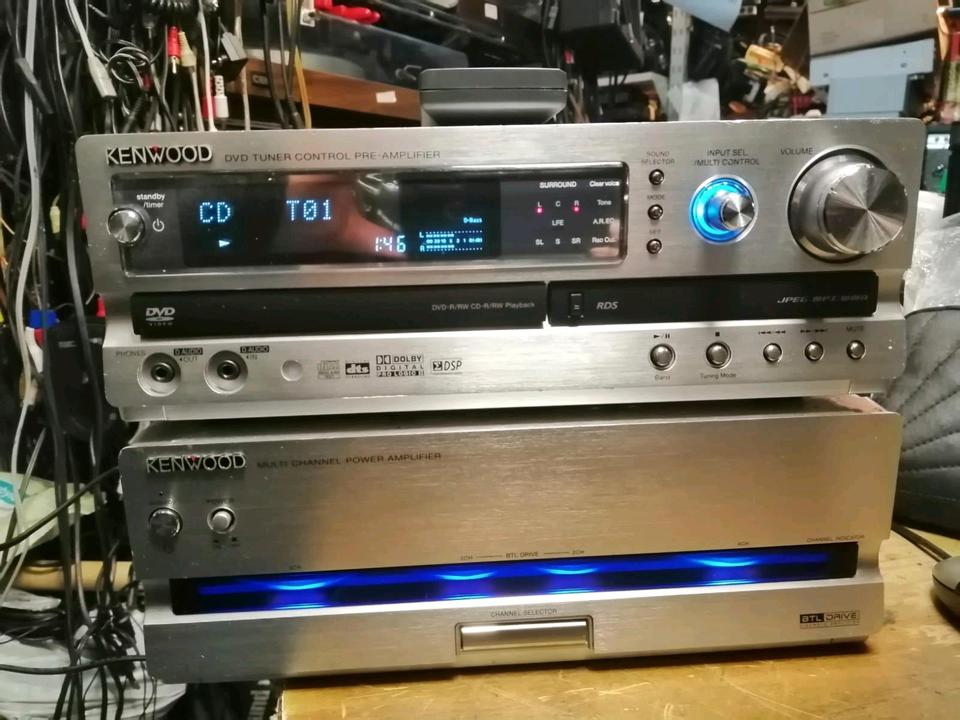 KENWOOD M-AX7 Amplifier, C-AX7 DVD/Tuner/Preamplifier!!!