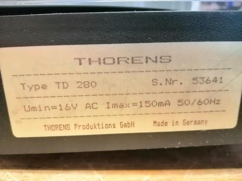 THORENS TD280 MKII, Plattenspieler mit ORTOFON Nadelsystem!!