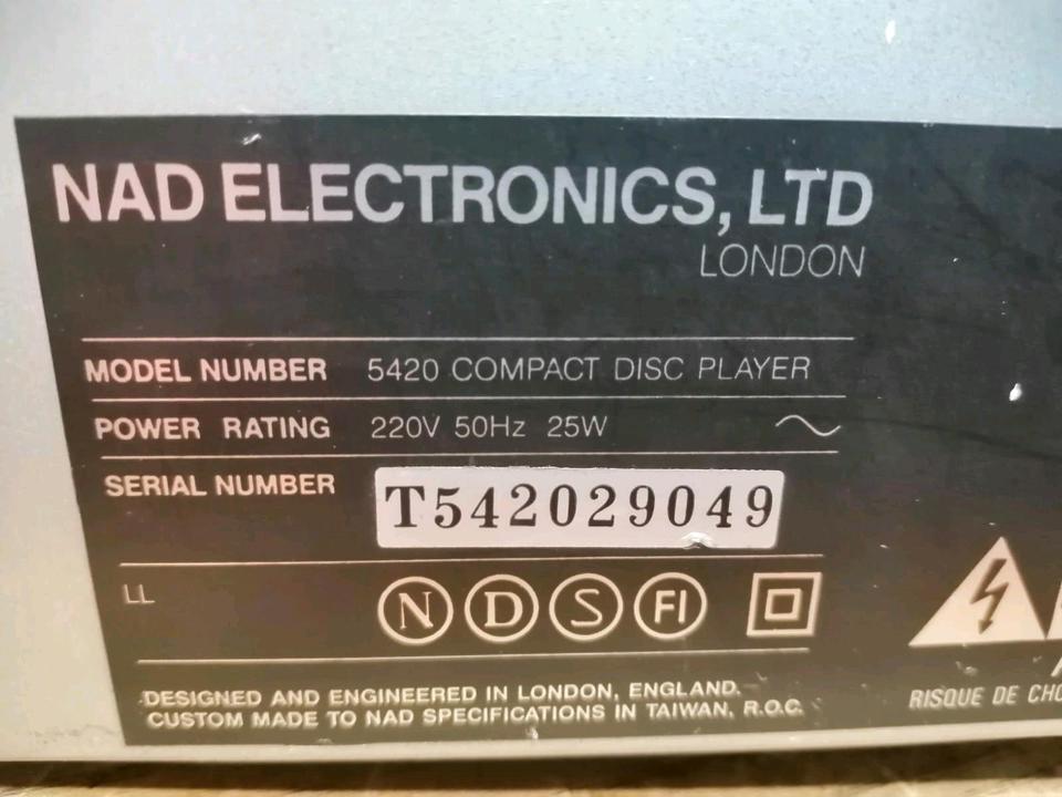 NAD 5420 CD-Player, OHNE Fernbedienung!!