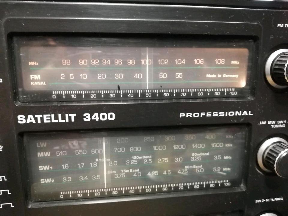 GRUNDIG SATELLIT 3400 Professional, Radio, guter Zustand!!