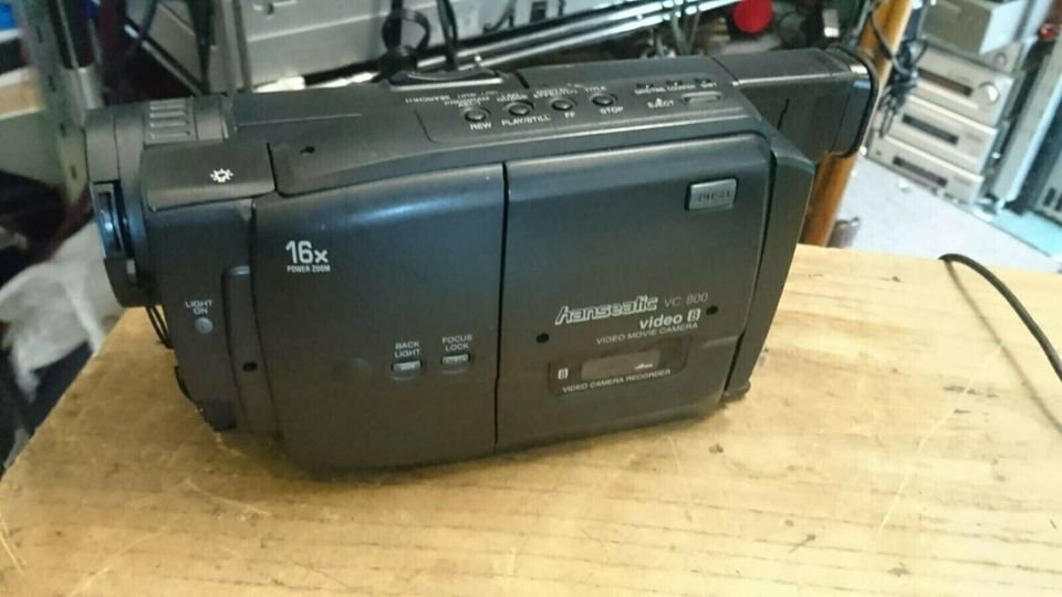 HANSEATIC VC800, Videocamera Video 8, mit Zubehör!