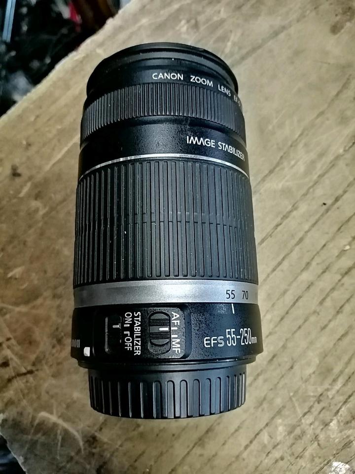 CANON EF-S LENS Objektiv, 55-250 mm, guter Zustand!!