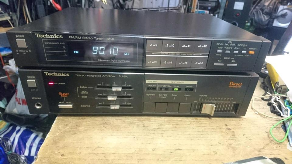 TECHNICS SF-8 Tuner + SU-5A Amplifier, guter Zustand!!