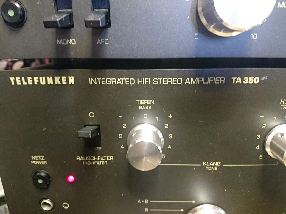 TELEFUNKEN TA350 Amplifier + TT350 Tuner, guter Zustand!