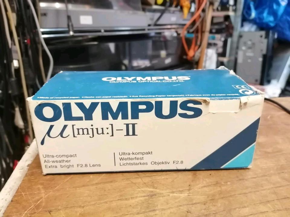 OLYMPUS MJU-II, Analog-Kamera, NEU, nur 1x getestet!!!