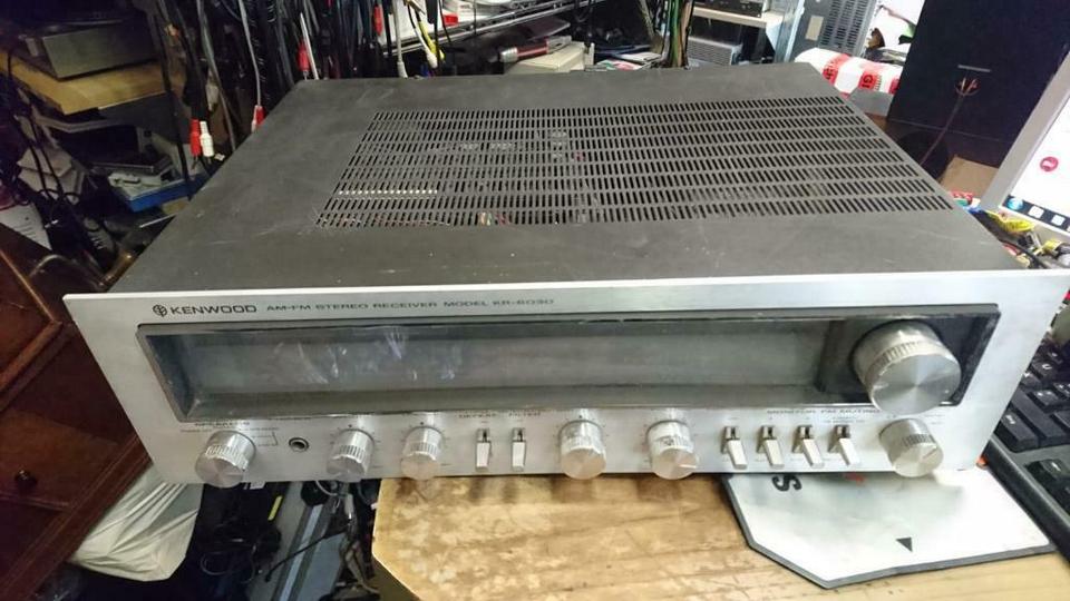 KENWOOD KR-6030, AM-FM Stereo Receiver, DEFEKT!!!