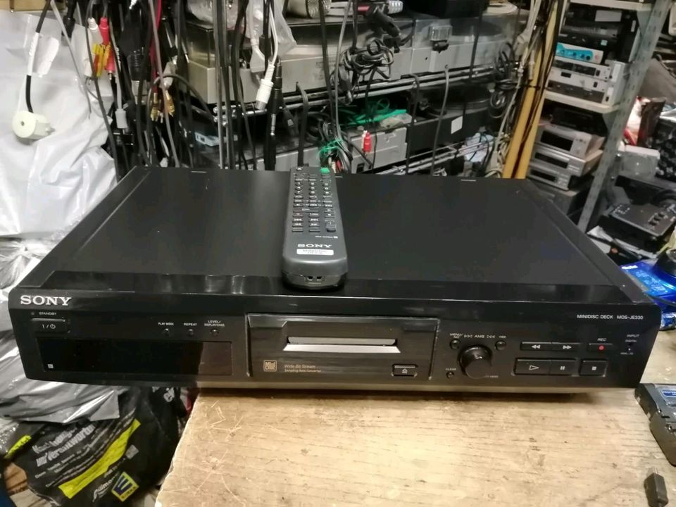 SONY MDS-JE330, MiniDisc-Deck mit Original-Fernbedienung!!!!