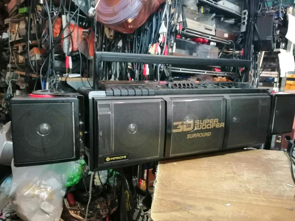 HITACHI TRK-3D75E, Ghettoblaster, etwas DEFEKT!!