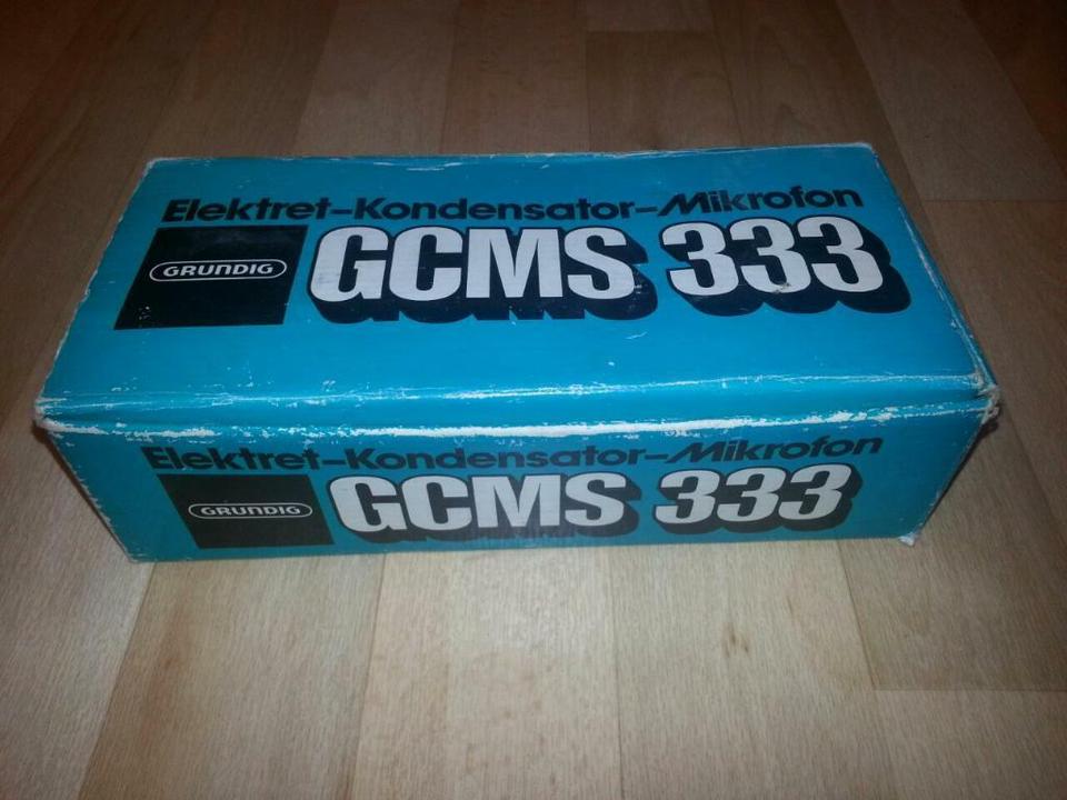 GRUNDIG GCMS 333; 2 Elektret-Kondensator-Mikrofon, NEU & OVP!