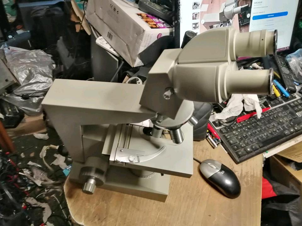 Mikroskop Carl Zeiss Jena, NICHT GETESTET!! Das Gerät