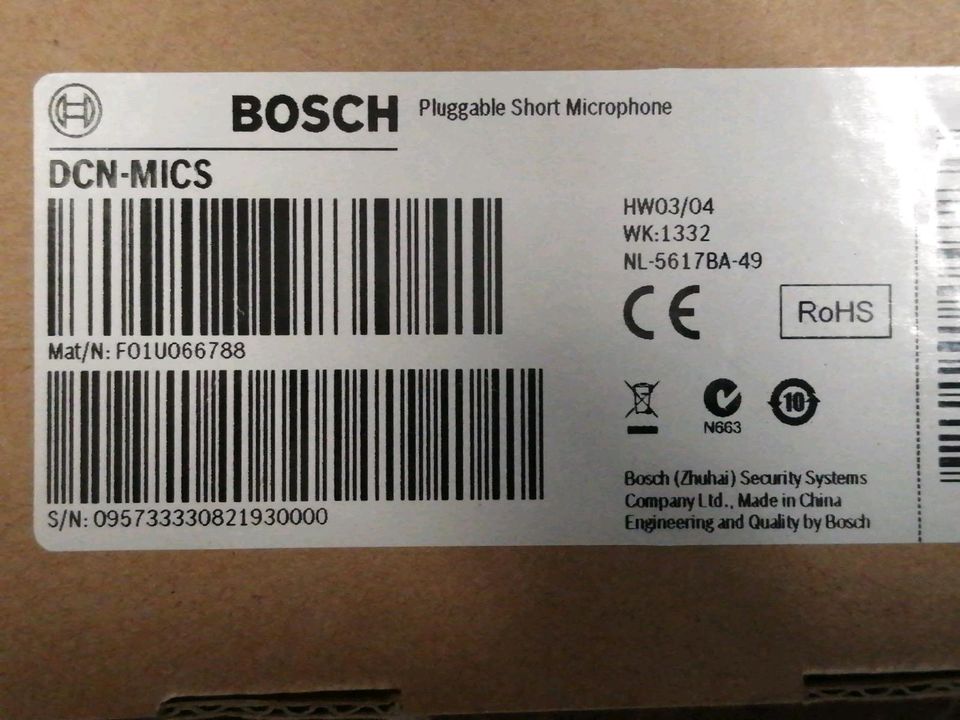 BOSCH DCN-MICS, 2 Mikrofone, NEU und originalverpackt!!!