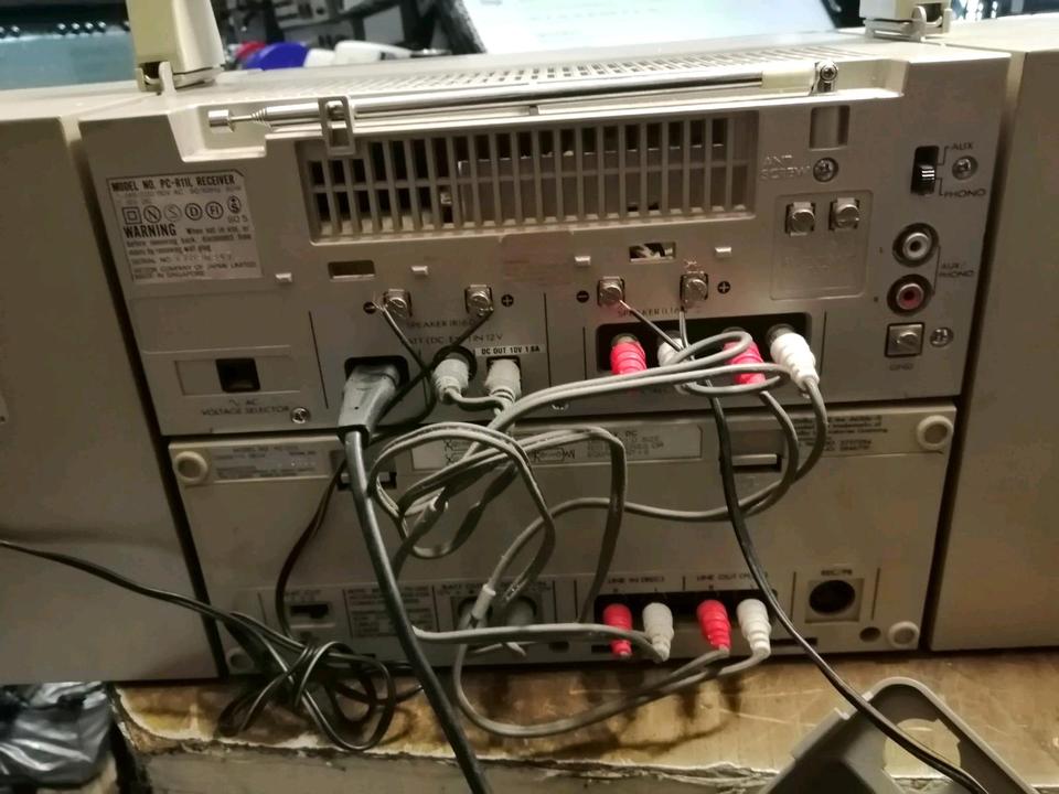 JVC PC-R11L, Radio-Cassetten-Recorder, etwas DEFEKT!!!!