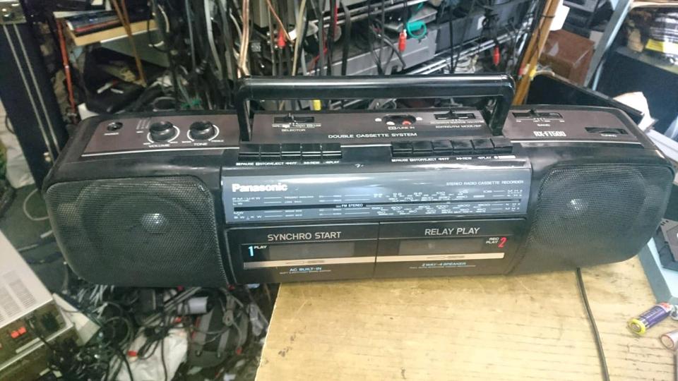 PANASONIC RX-FT500, Radio-Doppelcassetten-Recorder, etwas DEFEKT!