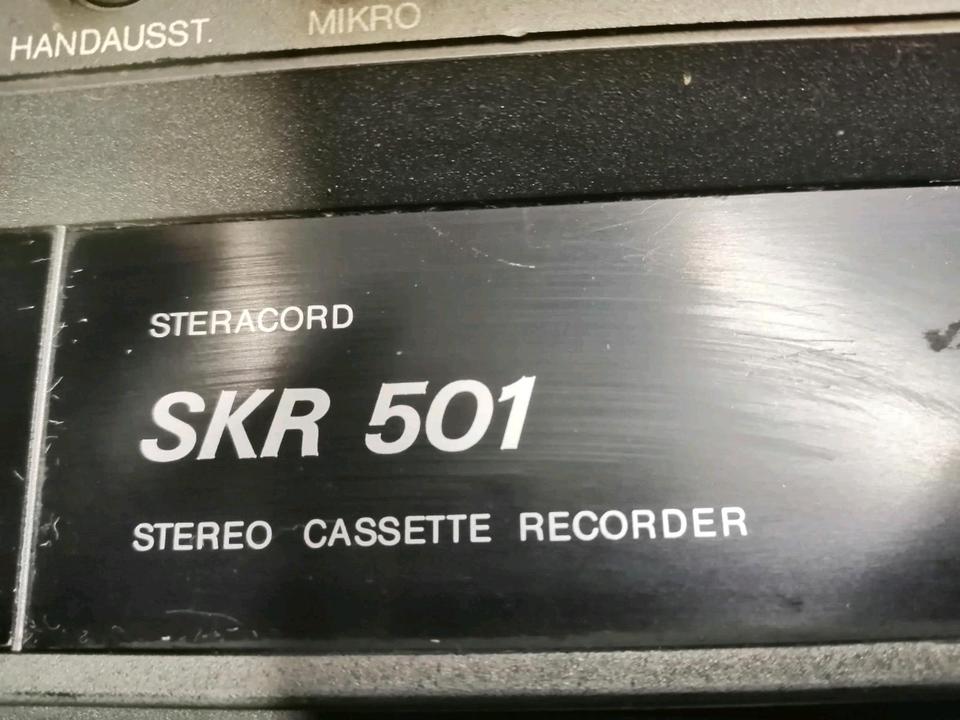 RFT STERACORD SKR501, Radio-Cassetten-Recorder, etwas DEFEKT!!!
