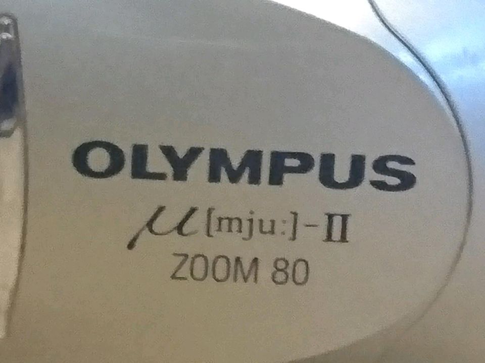 OLYMPUS MJU-II Zoom 80, Analog-Kamera, Blitz geht NICHT!!