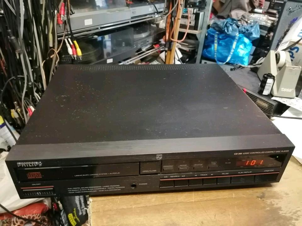 PHILIPS CD380, CD-Player OHNE Fernbedienung!!!