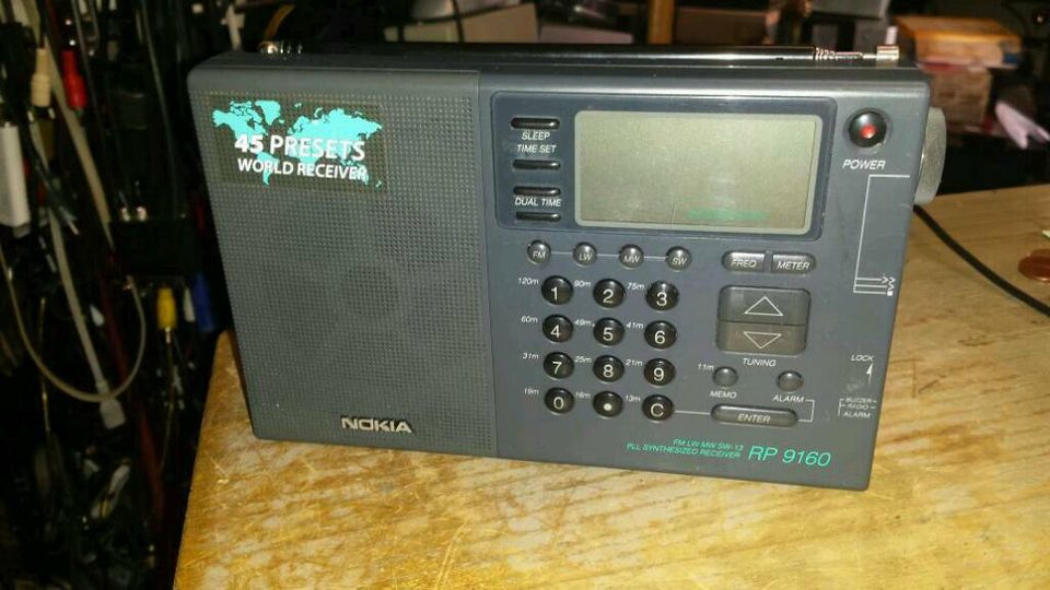 NOKIA RP 9160 45 PRESETS World Receiver; Radio mit Adapter