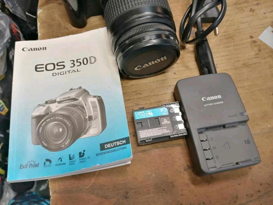 CANON EOS 350D, Digital-Kamera + Objektiv +Zubehör!!!