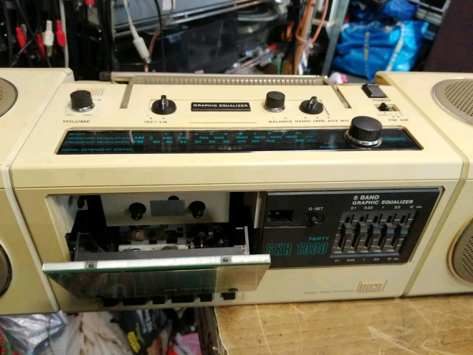 RFT SKR 1000 Party, Radio-Cassetten-Recorder, etwas DEFEKT!!!