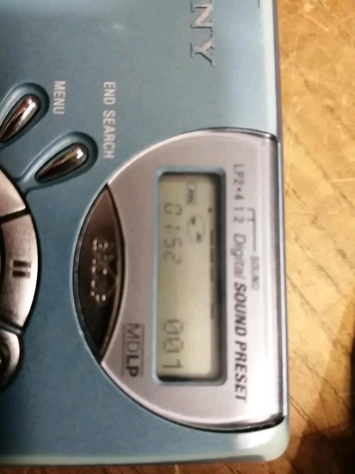 SONY MZ-N510, Portabler Mini-Disc Recorder, OHNE Adapter!!!