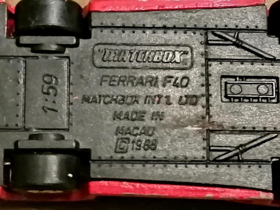 4 FERRARI Metall-Modell Autos, Metall, guter Zustand!
