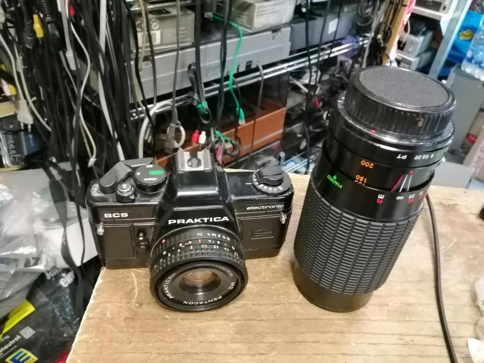 PRAKTICA BCS, Analog-Kamera mit 2 Objektiven, guter Zustand!!!