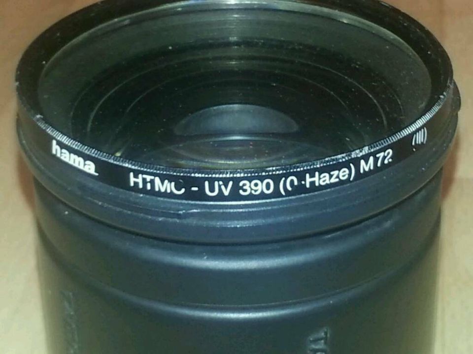 TAMRON AF 28-200mm Objektiv + Hama HTMO-UV 390, toll!